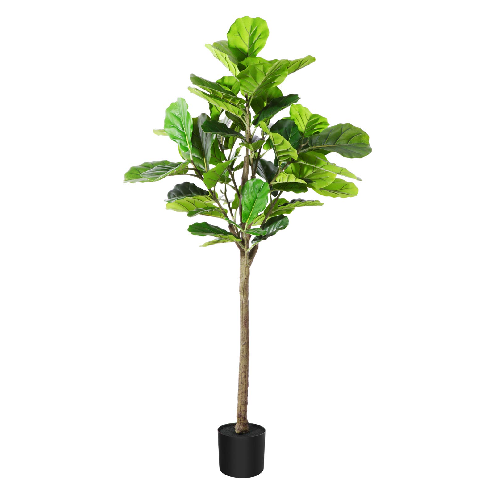 Artificial Olive Tree,7FT Tall Fake Plant Faux Olive Plants for Indoor,Natural Fake Tree,Artificial Silk Plants for Office Home Living Room Floor Patio Greening Porch Decor,Set of 2