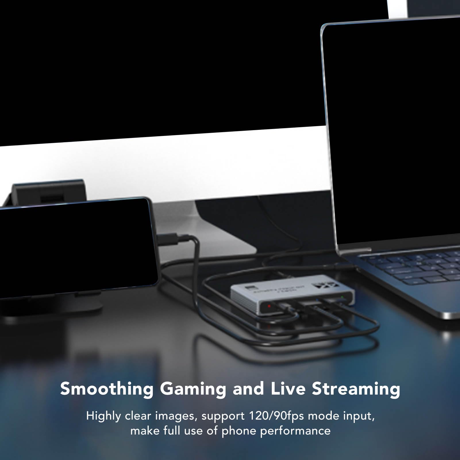 Scheda di Acquisizione Video 4K 60Hz HDR con USB 3.0 in Lega di Alluminio per Streaming e Gaming