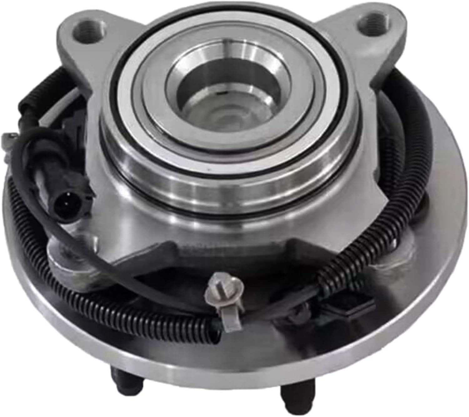 MotorbyMotor 515094 Front Wheel Bearing and Hub Assembly 2WD with ABS 6 Lugs fits for 2007-2010 Ford Expedition Lincoln Navigator Low-Runout OE Directly Replacement Wheel Hub Assembly RWD