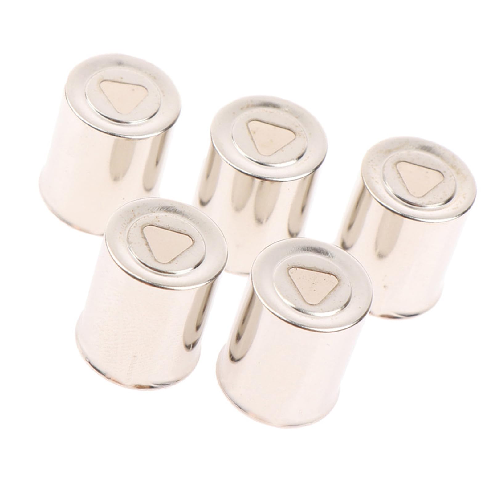 Limtula Microwave Magnetron Caps Stainless Steel 5 Pack, Metal Waveguide Covers for Repair Parts and Kitchen Appliances Magnetron Cover Waveguide Cap Microwave Repair Component Oven Metal Part