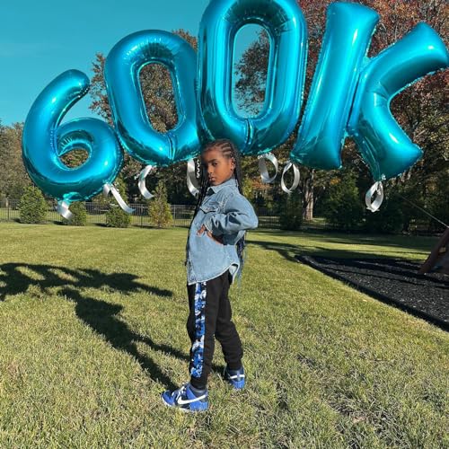 Blue Number 19 Balloon 40 inch, 19 Number Balloons, 19th Blue Birthday Decorations for Girls Boys Kids, 19 Year Old Girls Boys Blue Party Supplies - 9