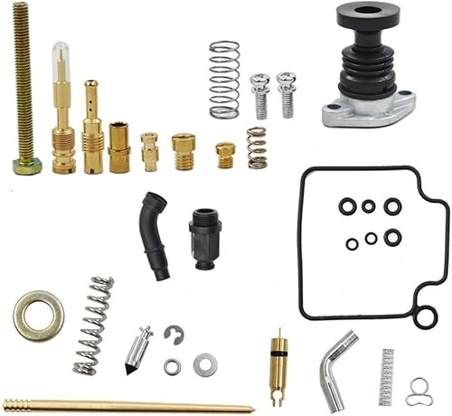 Miniatura 3 de Kit de reparación de carburador de carbohidratos e imprimación y estrangulador de repuesto para Honda TRX350 Rancher 350 2000 2001 2002 2003