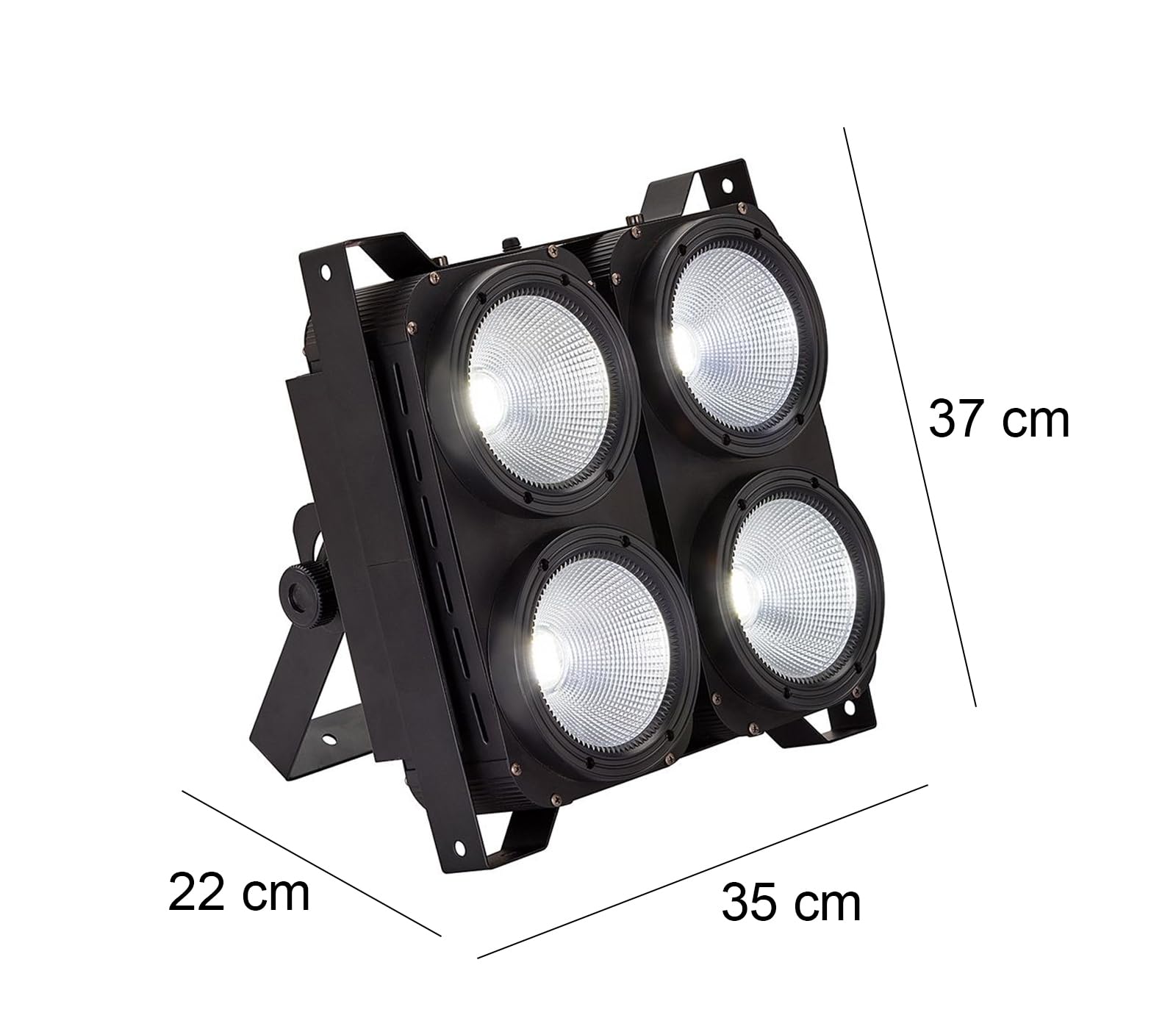 Strobo LED 4x100W COB Bianco Caldo/Bianco Freddo DJ Festa