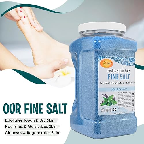 Miniatura 8 de SPA REDI - Detox Foot Soak Pedicura y sal fina de baño, mandarina, 128 onzas - Hecho con sales del mar muerto, aceite de argán, aceite de coco y