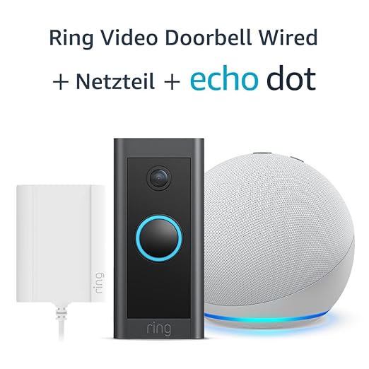 Ring Video Doorbell Wired Netzteil von Amazon Echo Dot (4 ...