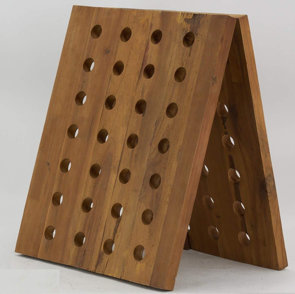 Porte-bouteille en bois 56 bouteilles pour cave et cuisine