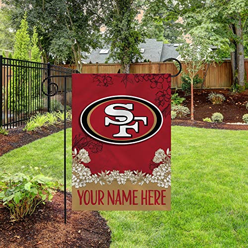 Image of Rico Industries NFL Standard /Primary Personalized 13 inch x 18 inch Double Sided Garden Flag