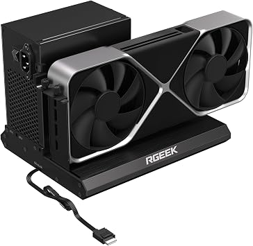 RGEEK OCuLink eGPU Dock PCIe 5.0 X4 128Gbps for External Graphics Card eGPU