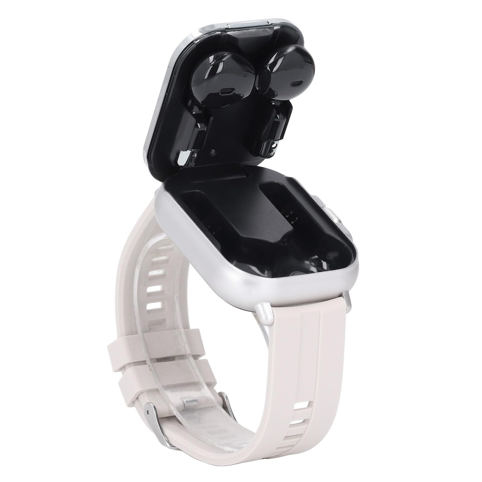 Fabater Reloj Inteligente con Auriculares, Pantalla Táctil HD de 2,01 Pulgadas, Rastreador de Ejercicios con Llamadas Bluetooth, Reloj Deportivo Bluetooth con Batería de Larga Duración para iOS