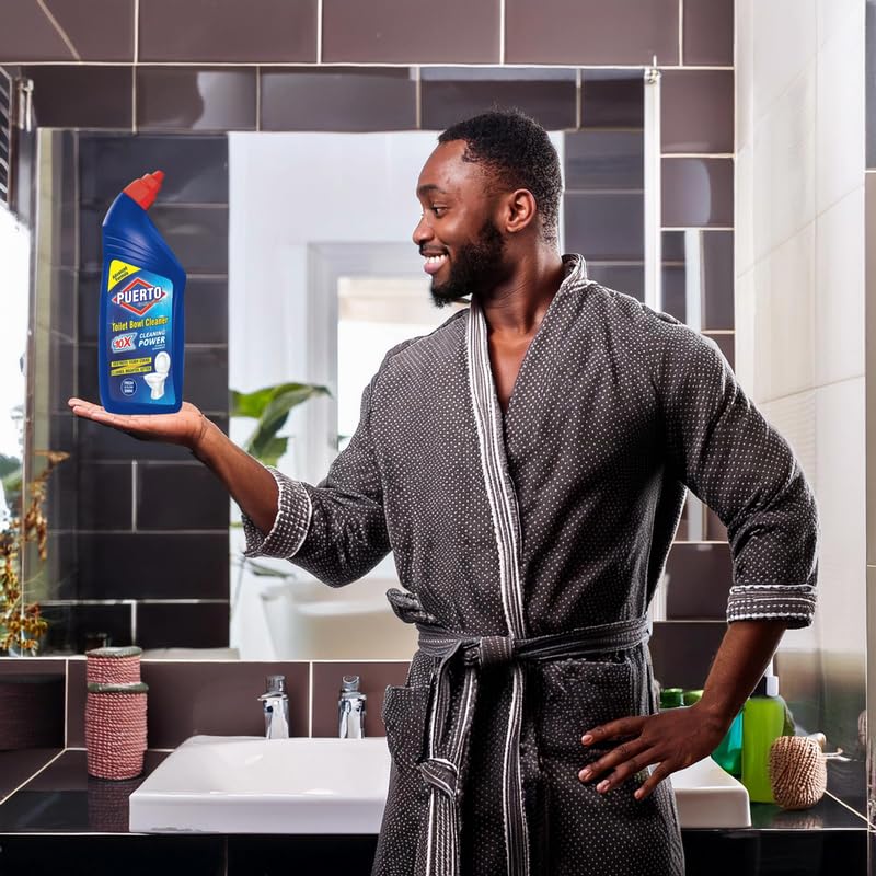 Image of Puerto Disinfectant Toilet Cleaner, Original- 250 ml (Pack of 4)|Cleans 99.9% Germs |Removes Toughest Stains | Provides Long Lasting freshness