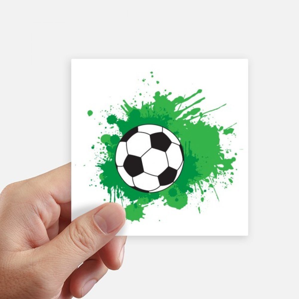 Autocollant football personnalisable résistant pour ordinateur portable et personnalisation murale