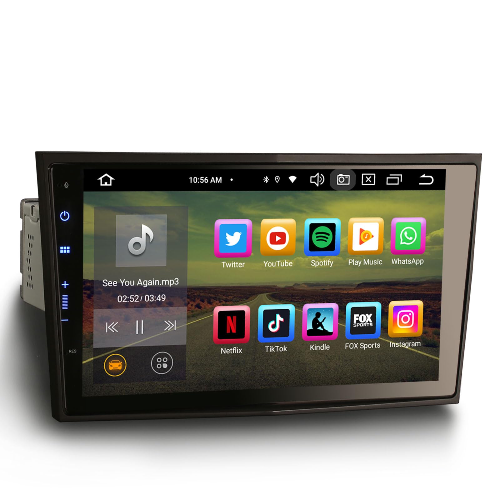Erisin 8 pollici 8-Core 4GB+64GB Android 14 Autoradio Bluetooth GPS Navigazione per Opel Meriva Corsa C Corsa D Zafira Vivaro Astra Signum Combo Wireless Carplay Android Auto WiFi DSP DAB+ USB FM RDS