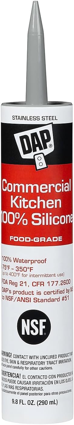 Dap Commercial Kitchen 100% Silicone Sealant