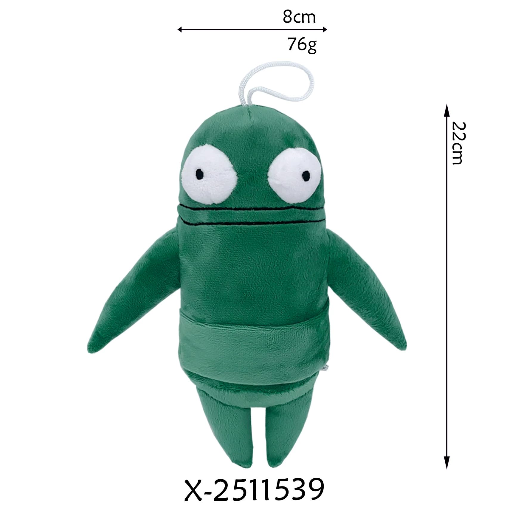 ぬいぐるみチャーム ロボット ぬいぐるみ mirumi Gray ちら見する 