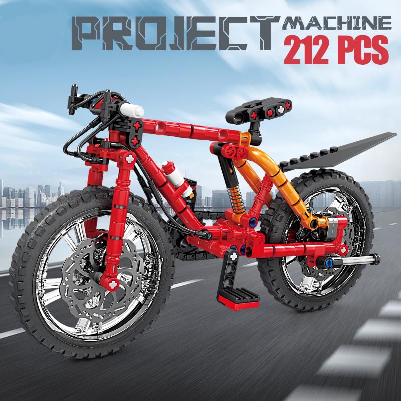 Amazon.com: BYWBRICKIFY Technic Bicycle Building Set (212pcs) Kit
