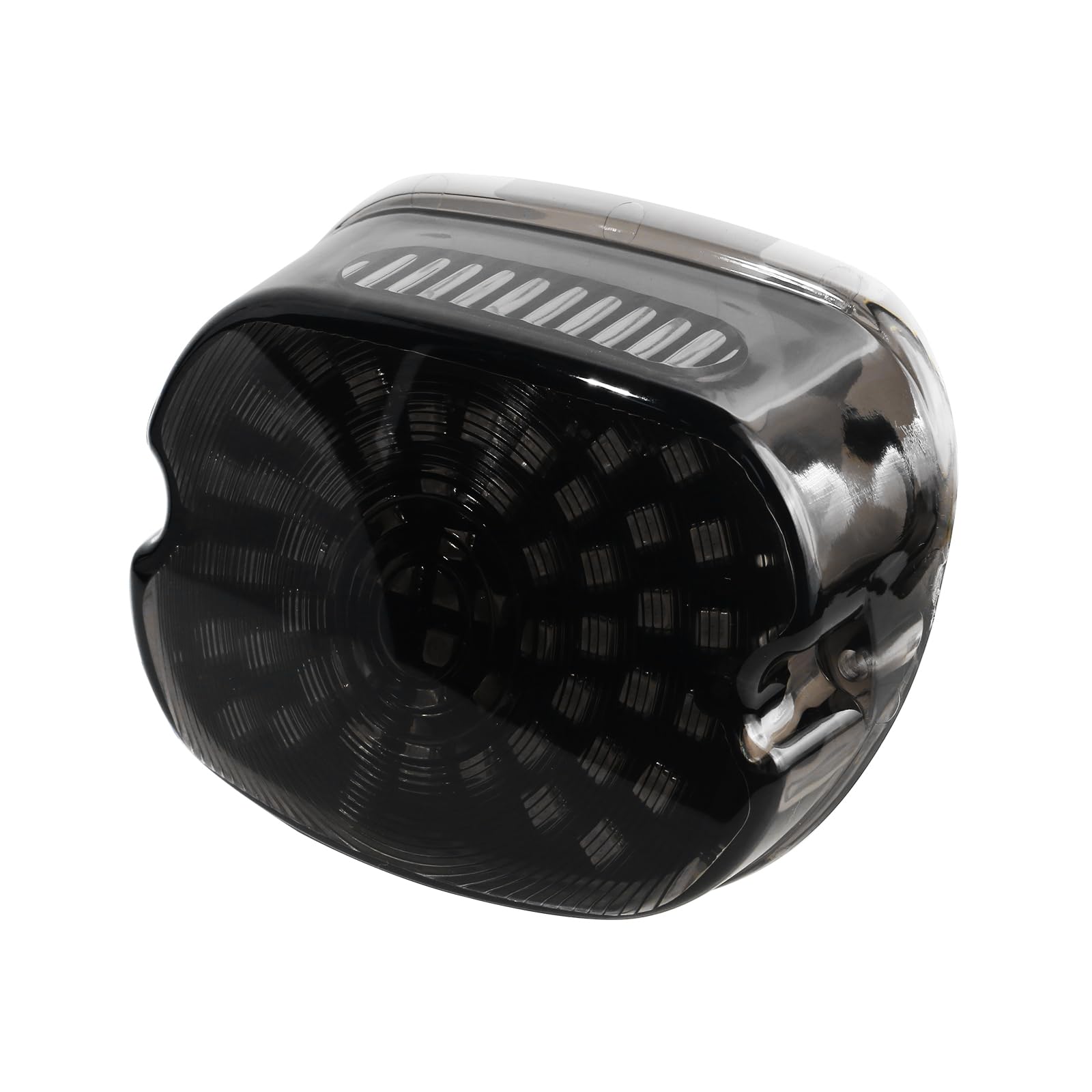 Smoked Motorcycle Tail Light - LED Brake Turn Signal Rear Light Low Profile Lamp Compatible for Harley Dyna Sportster 883 1200 Road King Electra Heritage