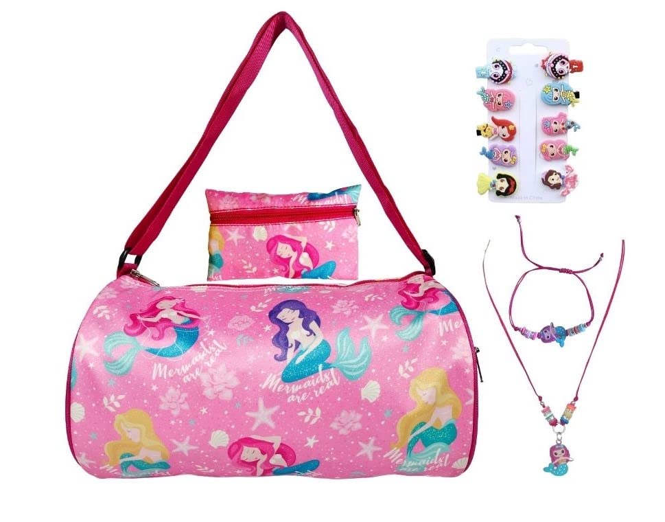 ANNACREATIONS Perfect Return Mermaid Combo Gift Set for Baby Girls and Girls Stylish Gym Bag and Hair Clips, Thread Pendant, Bracelet, Stationery Bag (Pack of 14) (B0BRZZ3V6T) Amazon Price History, Amazon Price Tracker