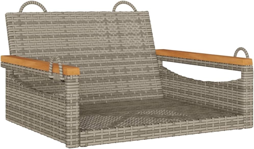 vidaXL Hanging Chair, Hanging Bench with Mounting Rings, Hanging Swing