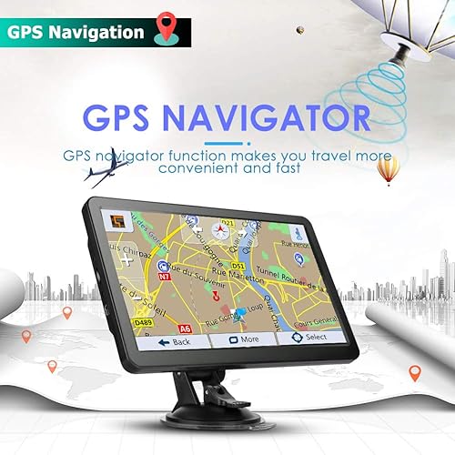 Navegador GPS de navegación GPS universal portátil para coche camión vehículo motocicleta