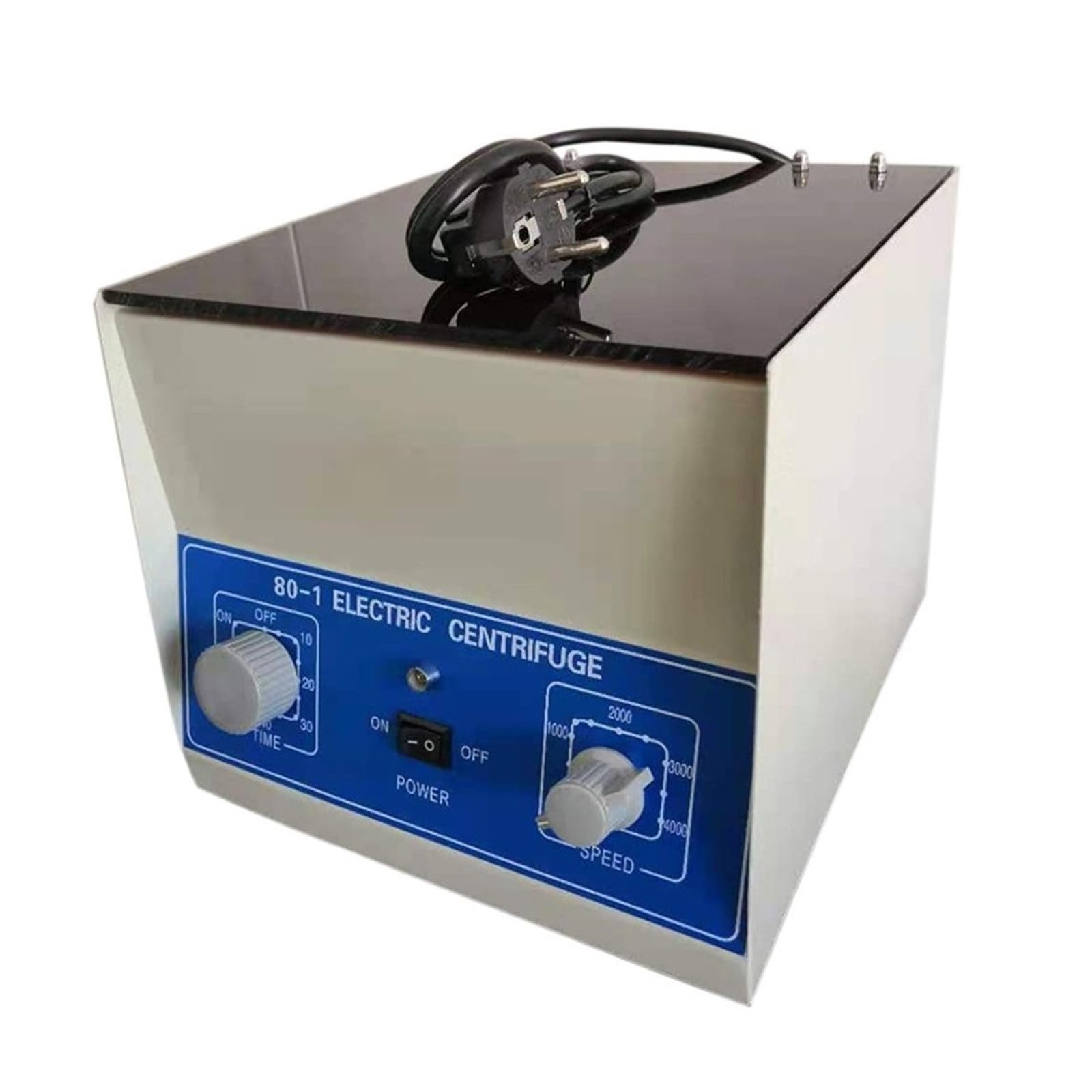 Centrífuga de Sangre PRF de sobremesa de Baja Velocidad 80-1 for Laboratorio, centrífuga clínica médica de 4000 RPM con Rotor de 6 x 20 ml(Brown)