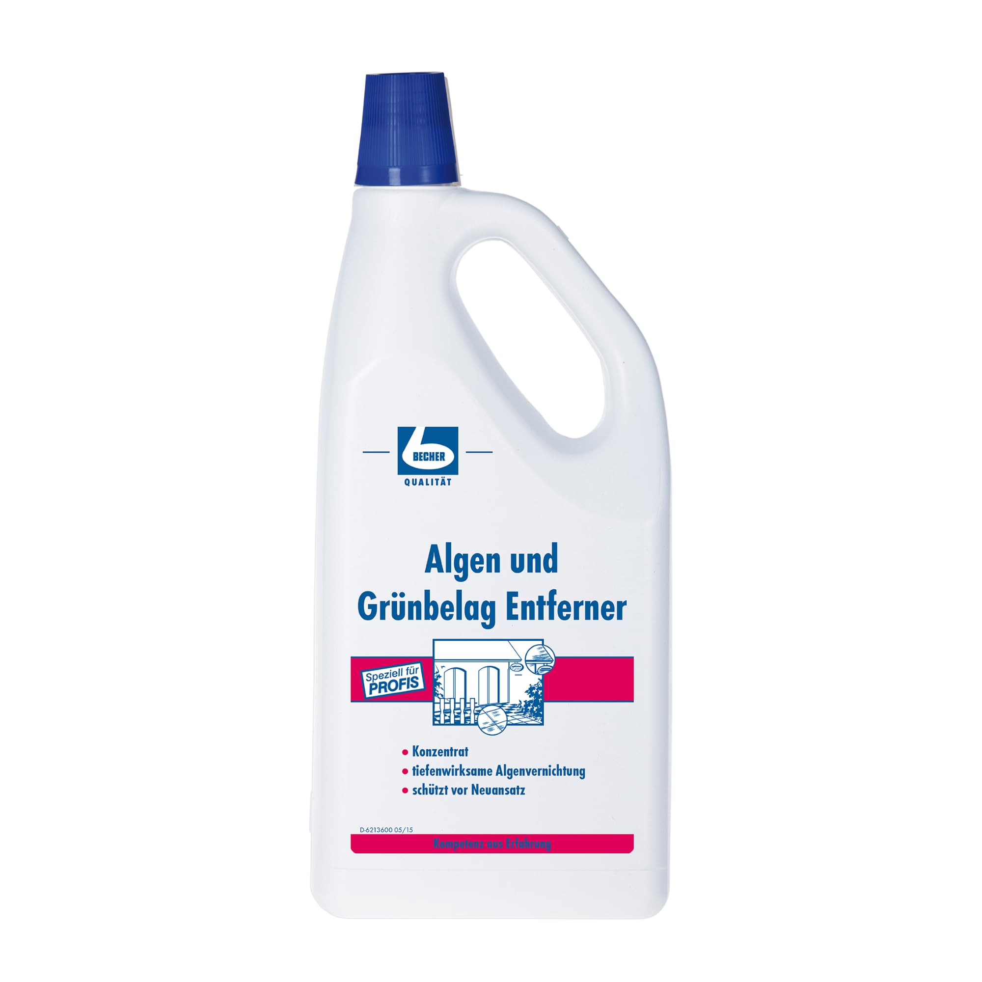 2 x DR. BECHER Steinfliesen Reiniger | in 2L Trageflasche | Fliesenreiniger | kraftvoller Oberflächen-Reiniger mit Pflegeeigenschaften | plus Gratis Thank You Aufkleber