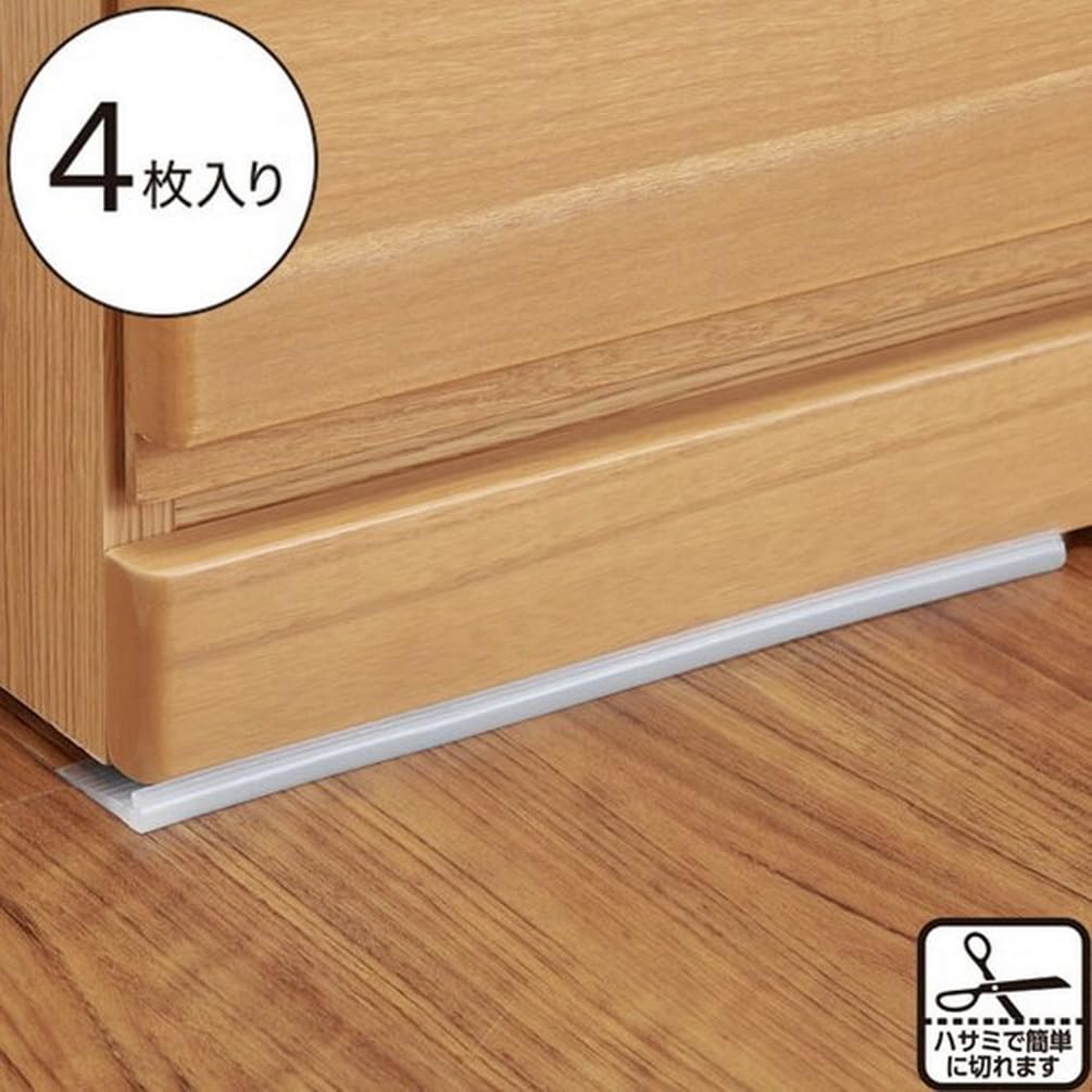 Amazon｜ニトリ 転倒防止プレート クリア 4枚入り NITORI 8750069