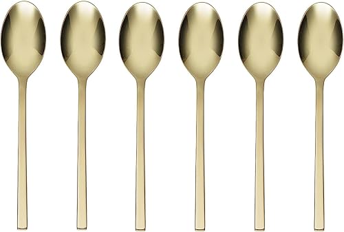 Miniatura 2 de Oneida 895331 Allay Champagne Everyday Cubertería Cucharillas Metálicas, Juego de 6