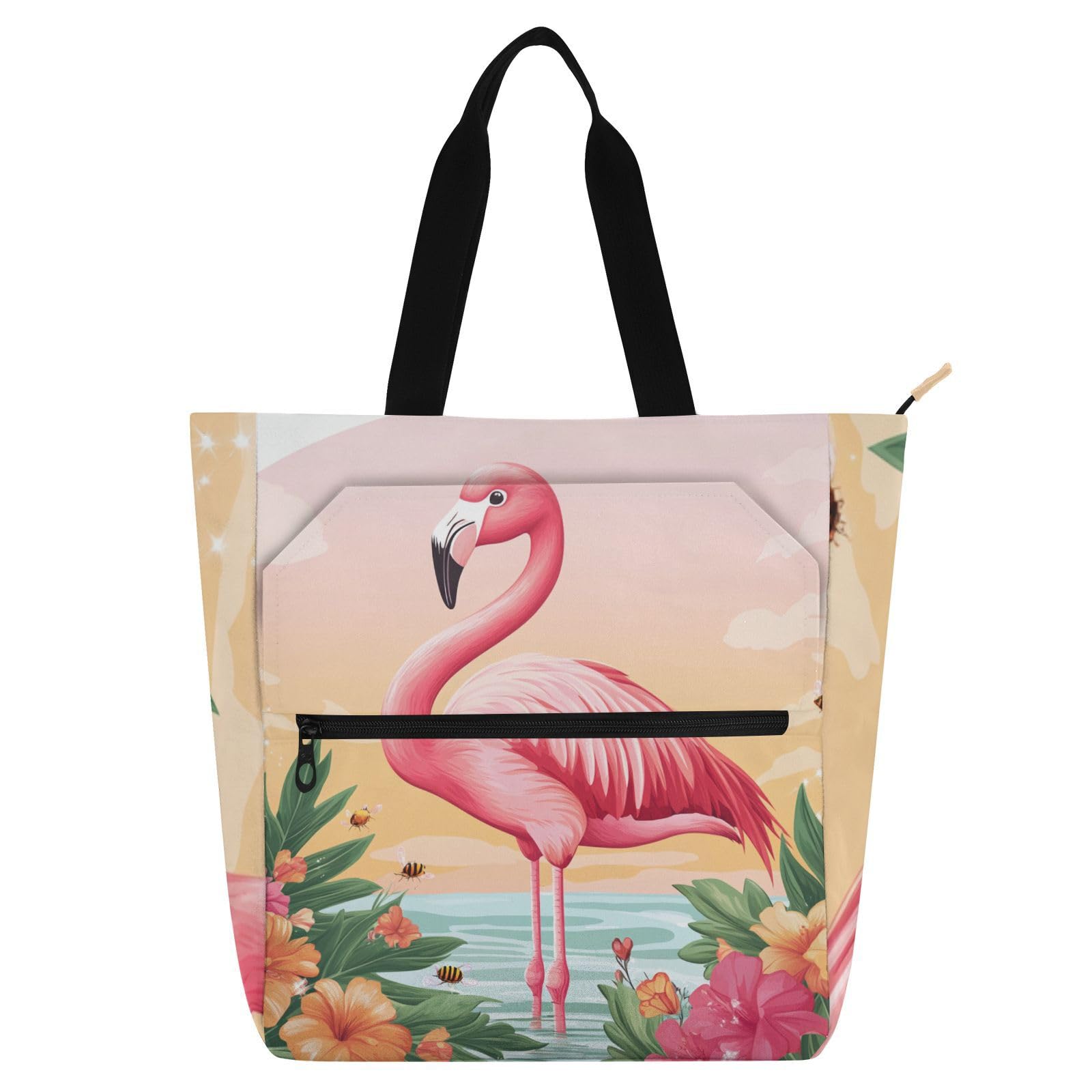 Bolsa para libros infantiles con cremallera, bolsa de comestibles reutilizable 8