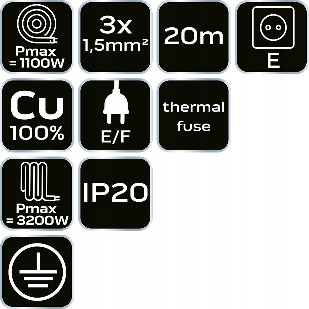 NEO TOOLS 90-170 Enrollador de cable