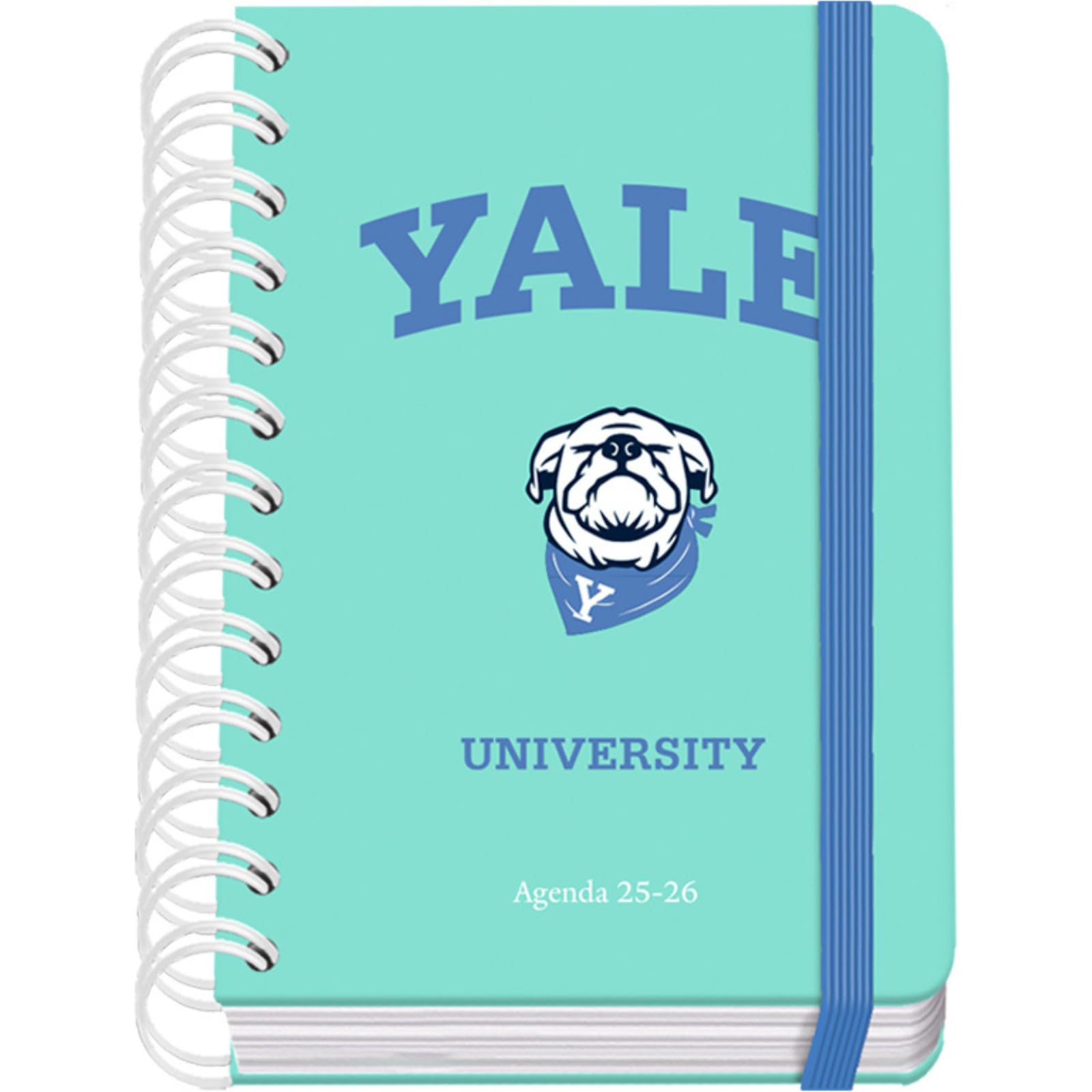Dohe, School Planner 2025 2026, Day per Page, A6 Size (12x17 cm), Spanish and English, Double Spiral Binding and Elastic Band