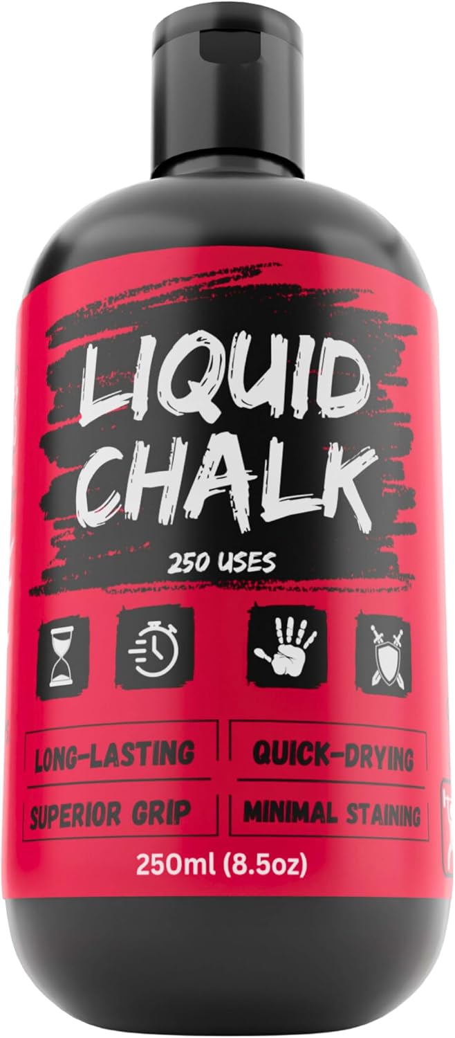 PowerGrip Liquid Chalk – Sweat-Proof, No-Mess Grip Enhancer for Weightlifting, Rock Climbing & Gymnastics