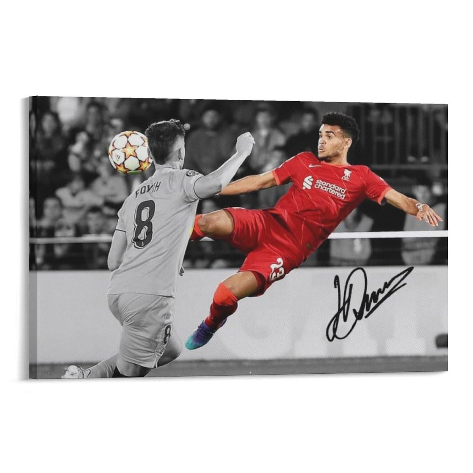 FCOIN Luis Diaz Canvas Poster Picture Print Wall Art Poster Painting Canvas Posters Artworks Room Aesthetic 20x30inch(50x75cm)