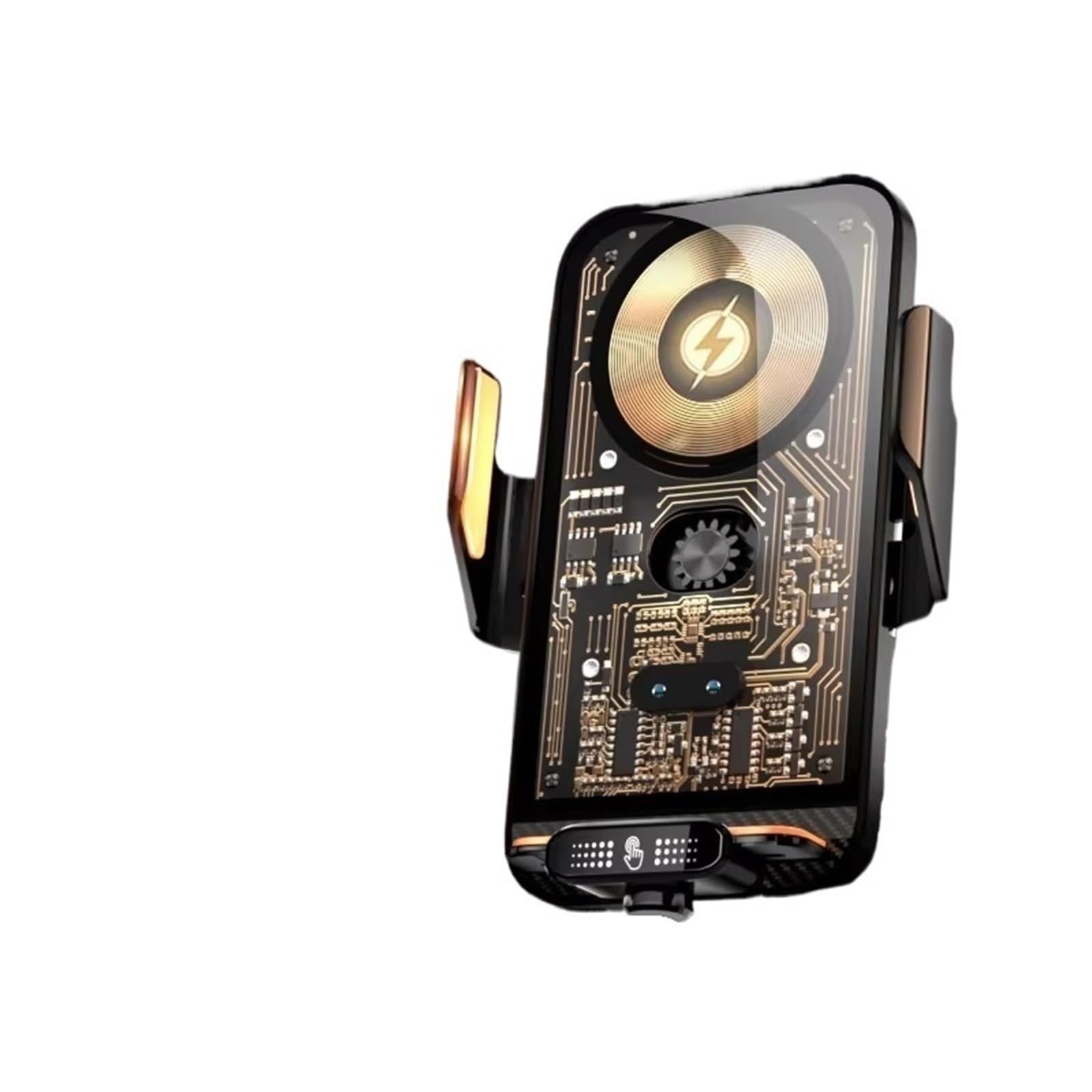 Per Samsung Universale Auto Telefono Supporto 66w Caricabatterie Wireless Cellulare Auto Telefono Culla Intelligente Infrarosso Aria Sfiato Clip Porta Cellulare Auto