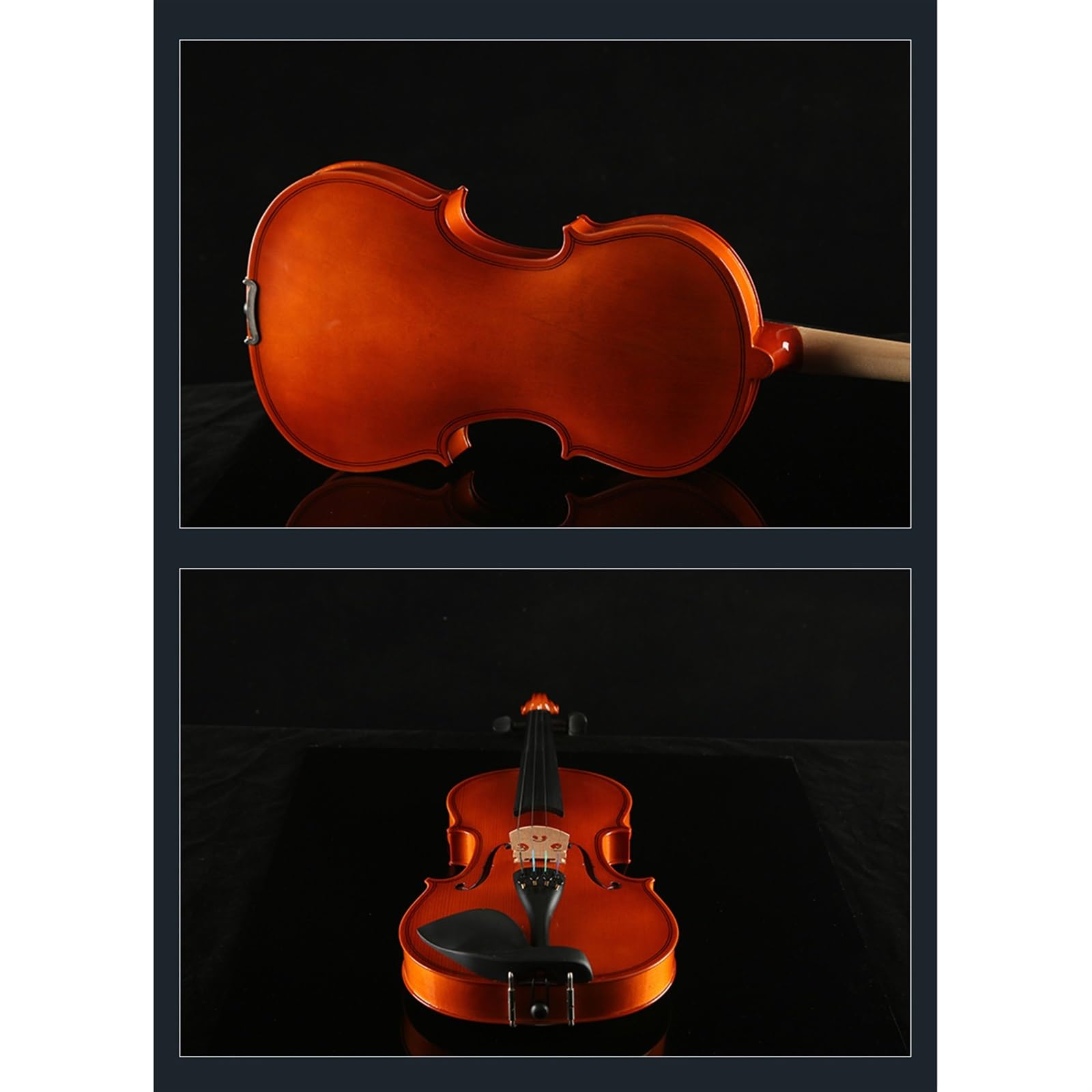 Violino Set Violino per principianti in tiglio Violino per adulti (Color : 3/4)