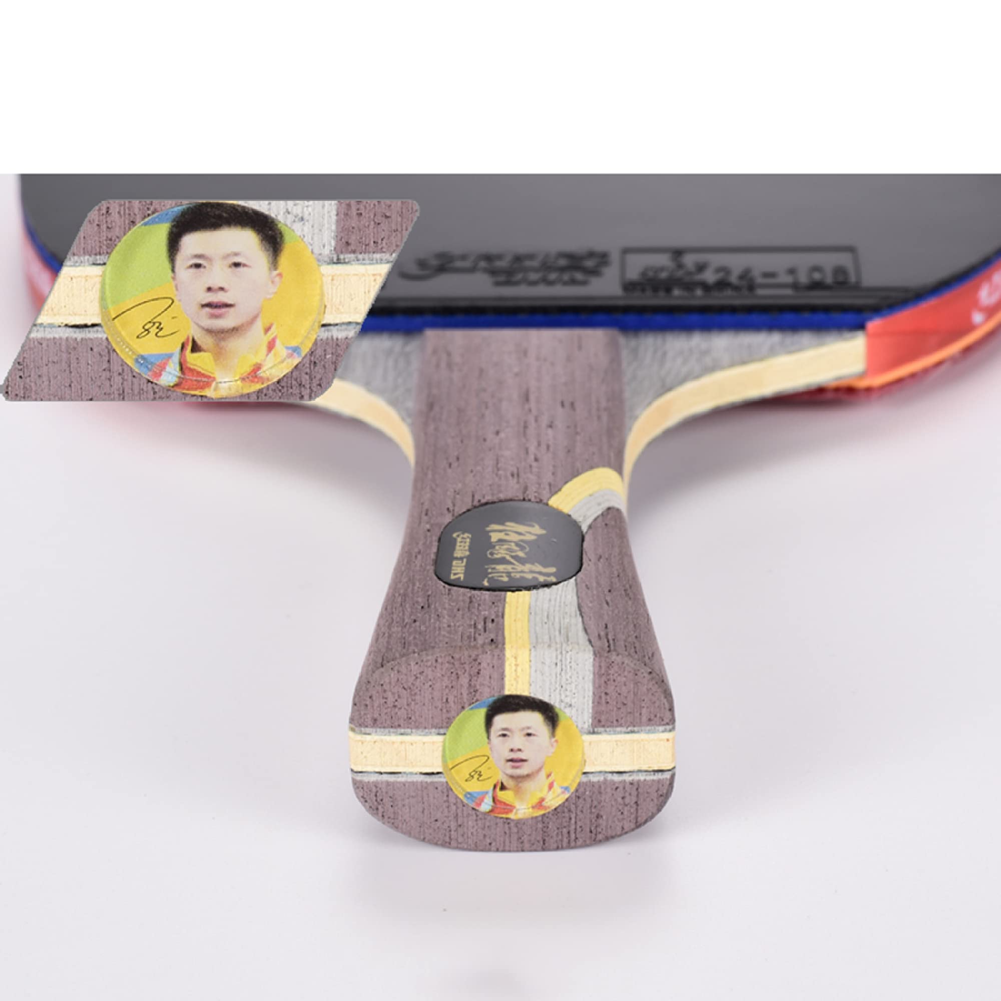 BBAUER Raqueta de Tenis de Mesa de Competición, Pala de Ping Pong con Fondo de Carbono Mantiene Estable la Pelota