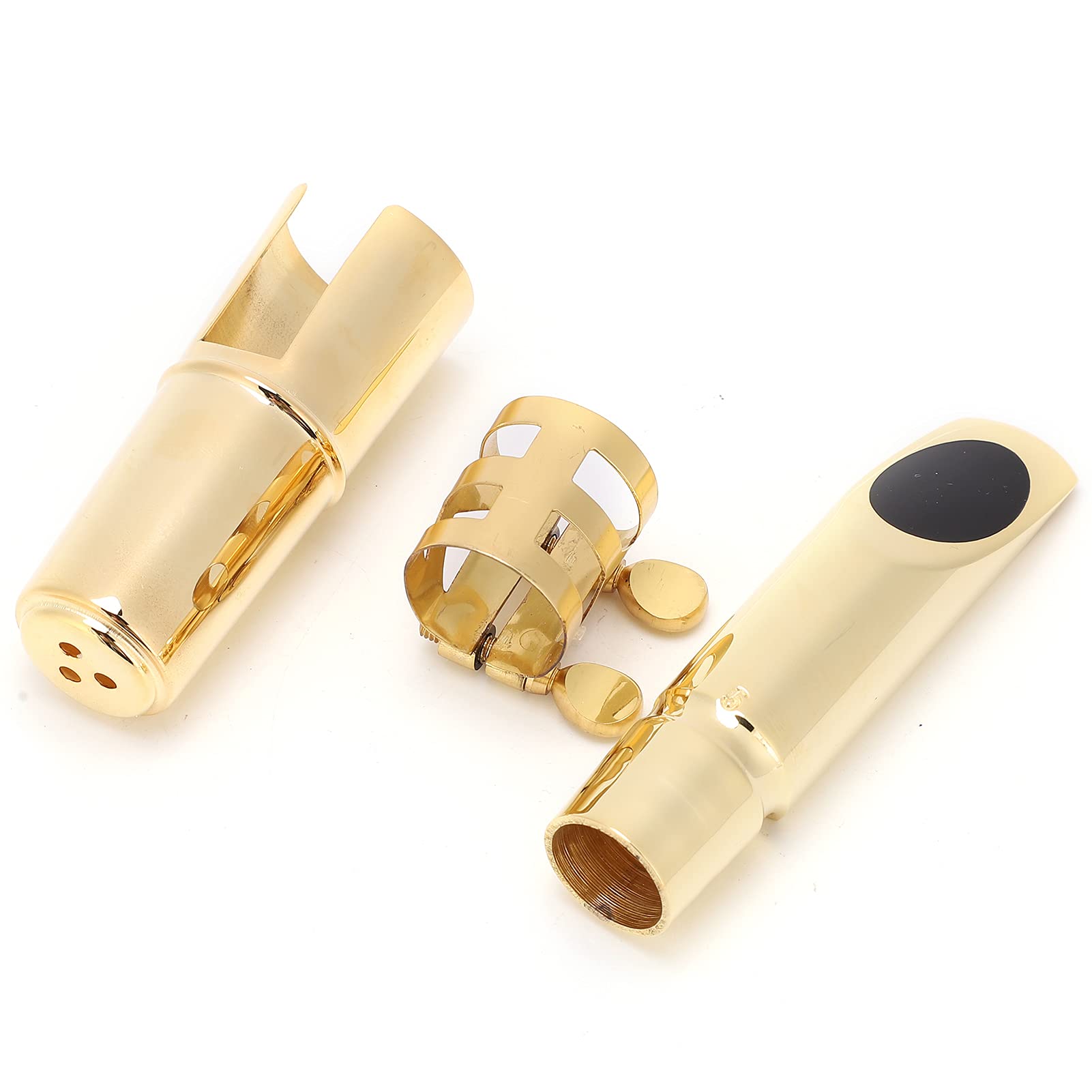 Akozon Bocchino per Sassofono Contralto Mib 5C con cuscinetti. Accessorio Ideale per Musicisti