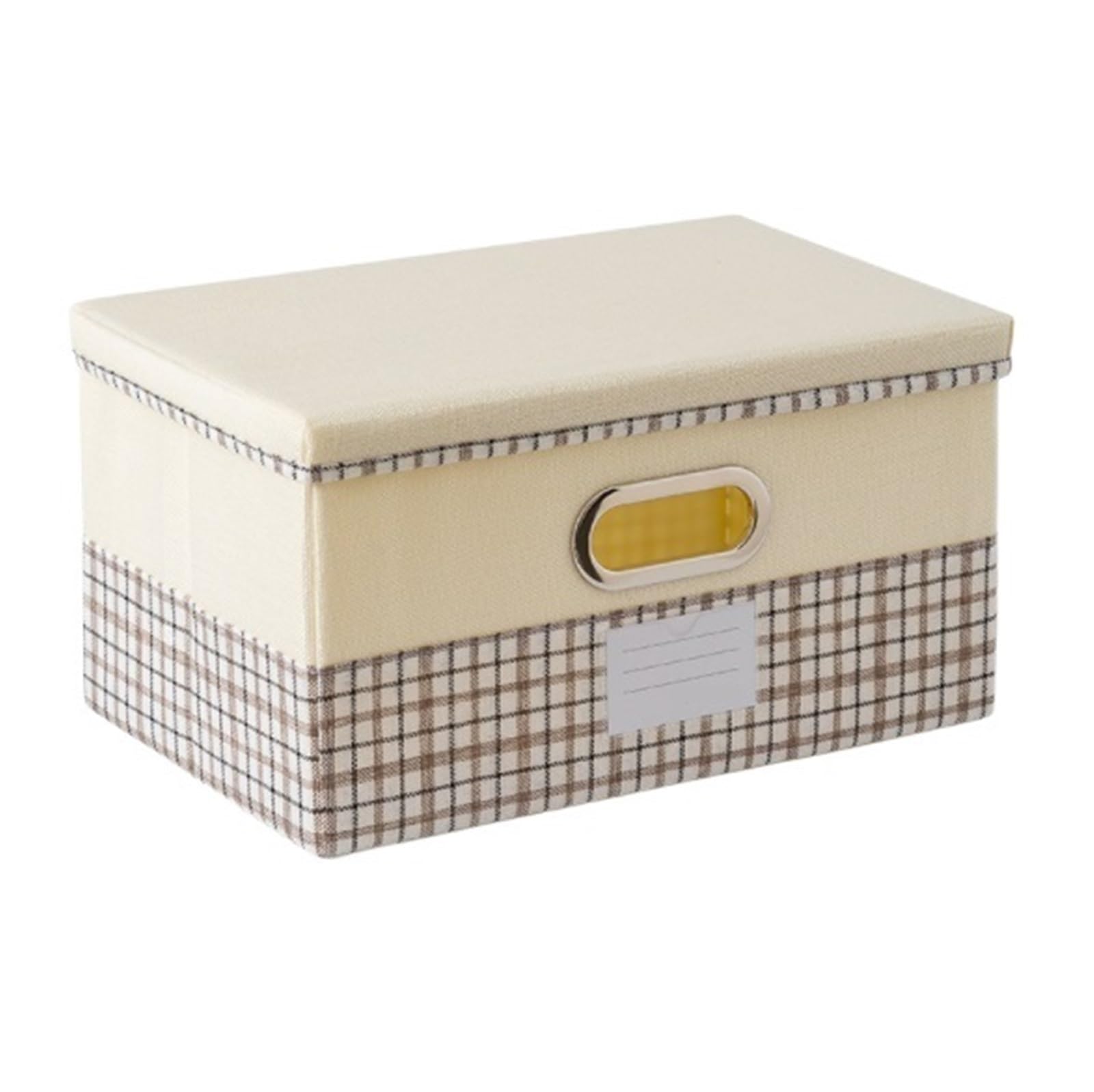 Torby Do Przechowywania Torba Do Przechowywania Kołder Z Bawełny I Lnu. Składany Pojemnik Szufladami Uchwytem Przeprowadzka(Beige,29x22x17cm)