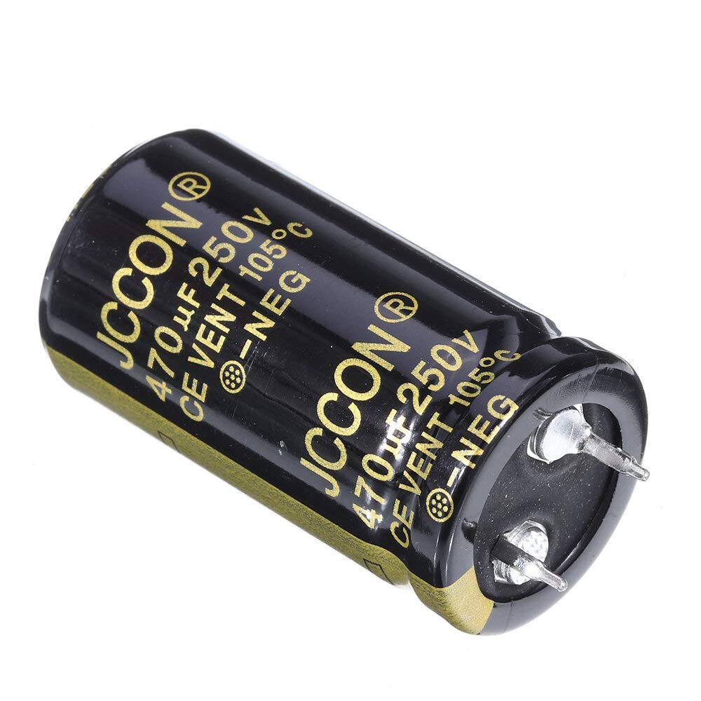 Condensateur 470uF 250V en aluminium haute fréquence 105°C à durabilité supérieure pour kit DIY