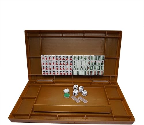 Miniatura 2 de Juegos clásicos de azulejos chinos, juego de mahjong chino, juego de tiempo libre y dados reglas de azulejos 144 azulejos Mahjong para fiesta juego