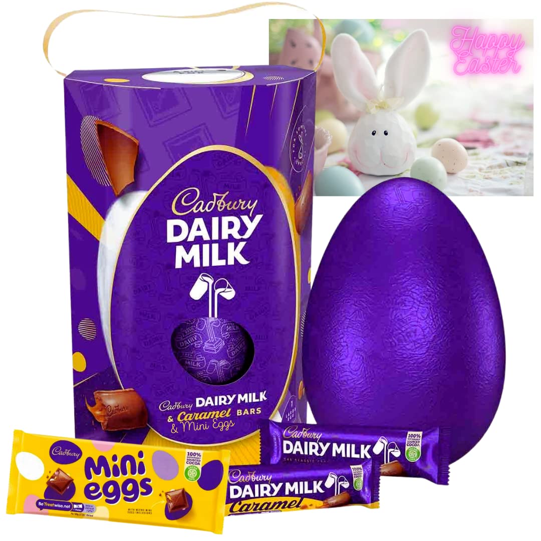 Buy Cadburys Easter Bundle Large Cadbury Dairy Milk Egg extra Large Easter Egg, Cadbury Mini