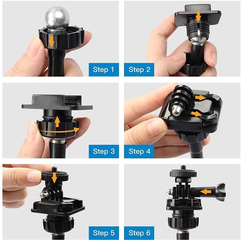 SHAPOKY Support flexible pour webcam C930E, C930, C920, C922X, C922, C925E