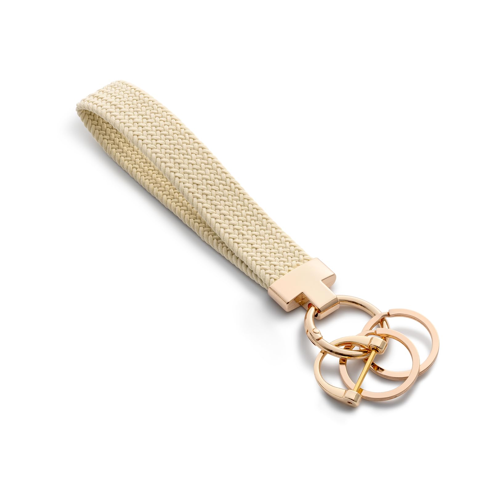 CHUQING Schlüsselanhänger Elegant Schlüsselband Kurz Auto Schlüsselanhänger Frauen Modern Keychain Elastisch Schlüsselarmband Autoschlüsselanhänger Schlüsselbund