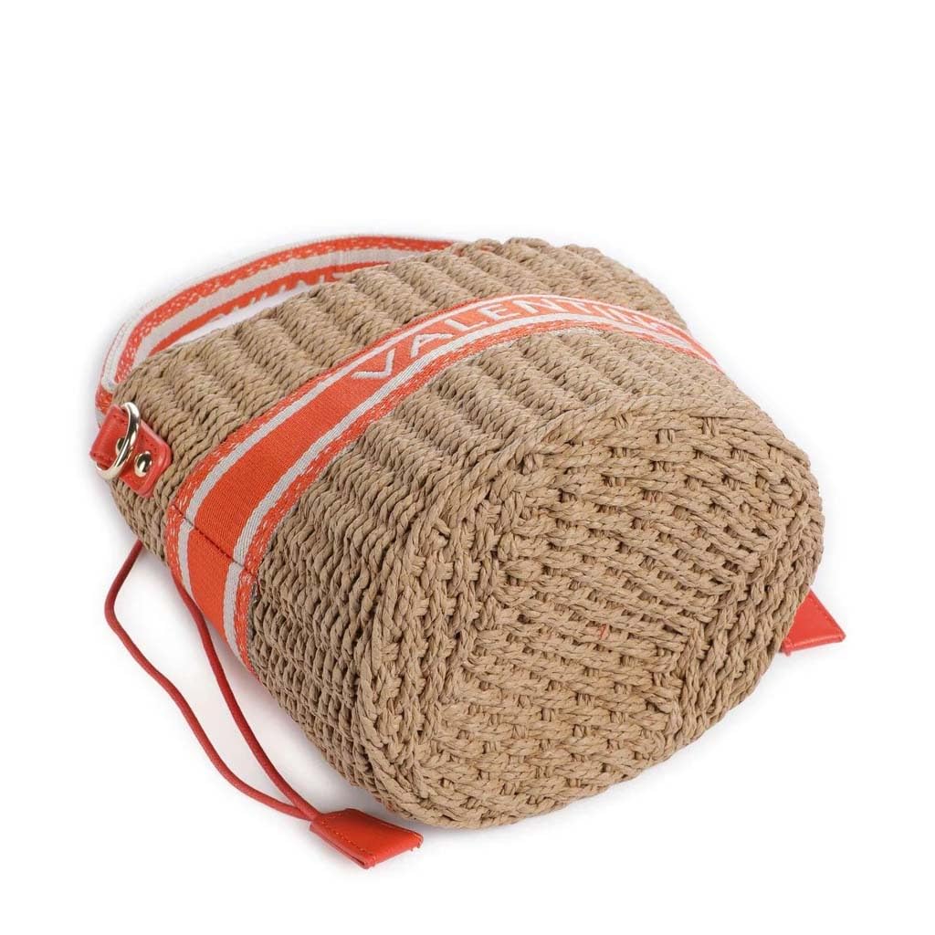 VALENTINO Mujer Boho Handbag, Natur/Arancio