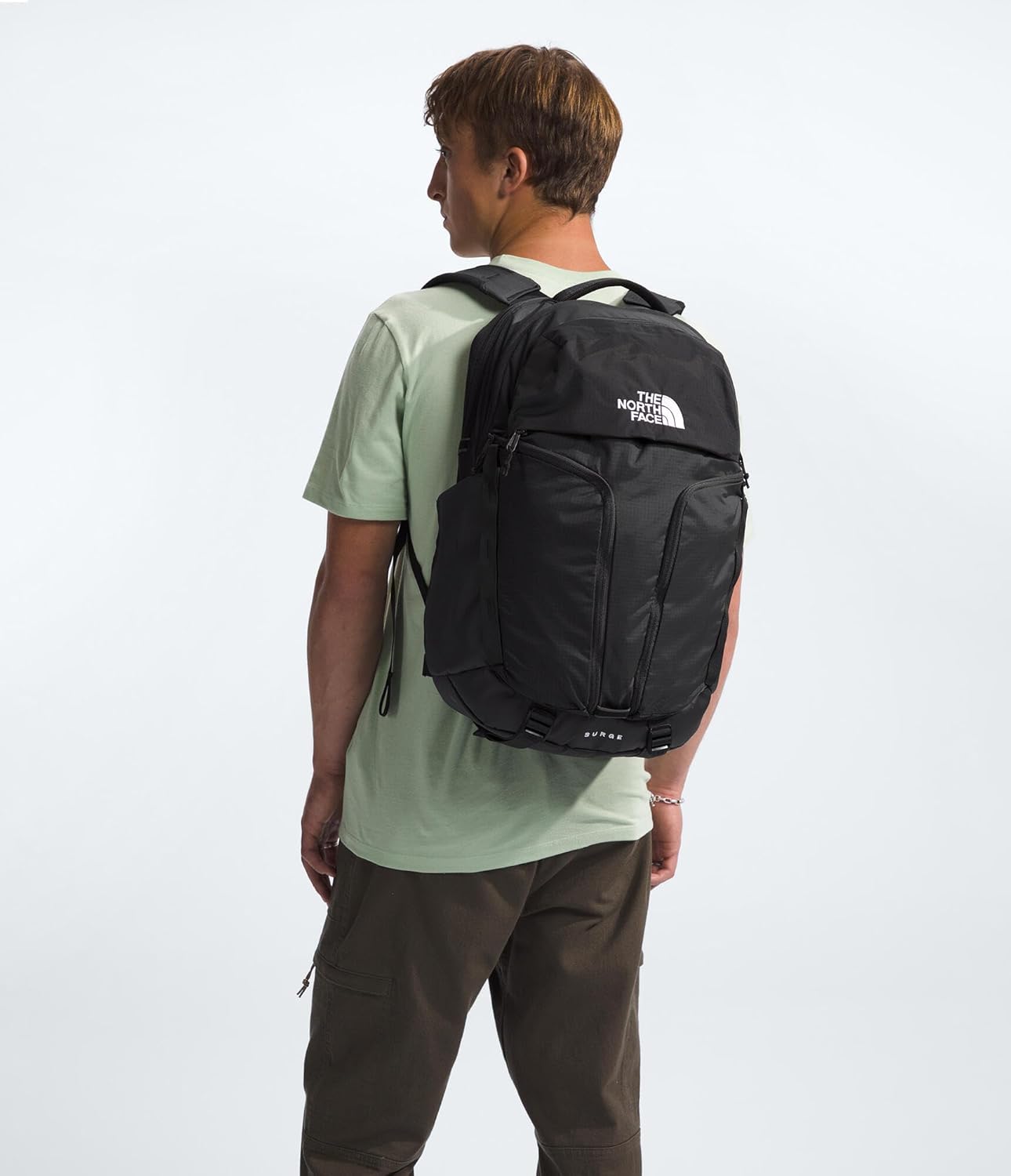 THE NORTH FACE Surge Commuter Laptop Backpack | Daypack With Water Repellent Finish, 16" Laptop Sleeve, Reflective Details