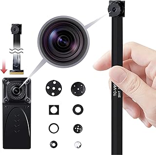 M@Q 小型カメラ 自作 DIY 防犯カメラ 基板型 モジュールカメラ 交換用 延長レンズ 専用 キャップ 長時間録画 マイクロSDカード 128GB 対応 防犯 モニタリング ビデオ カメラ MQ013