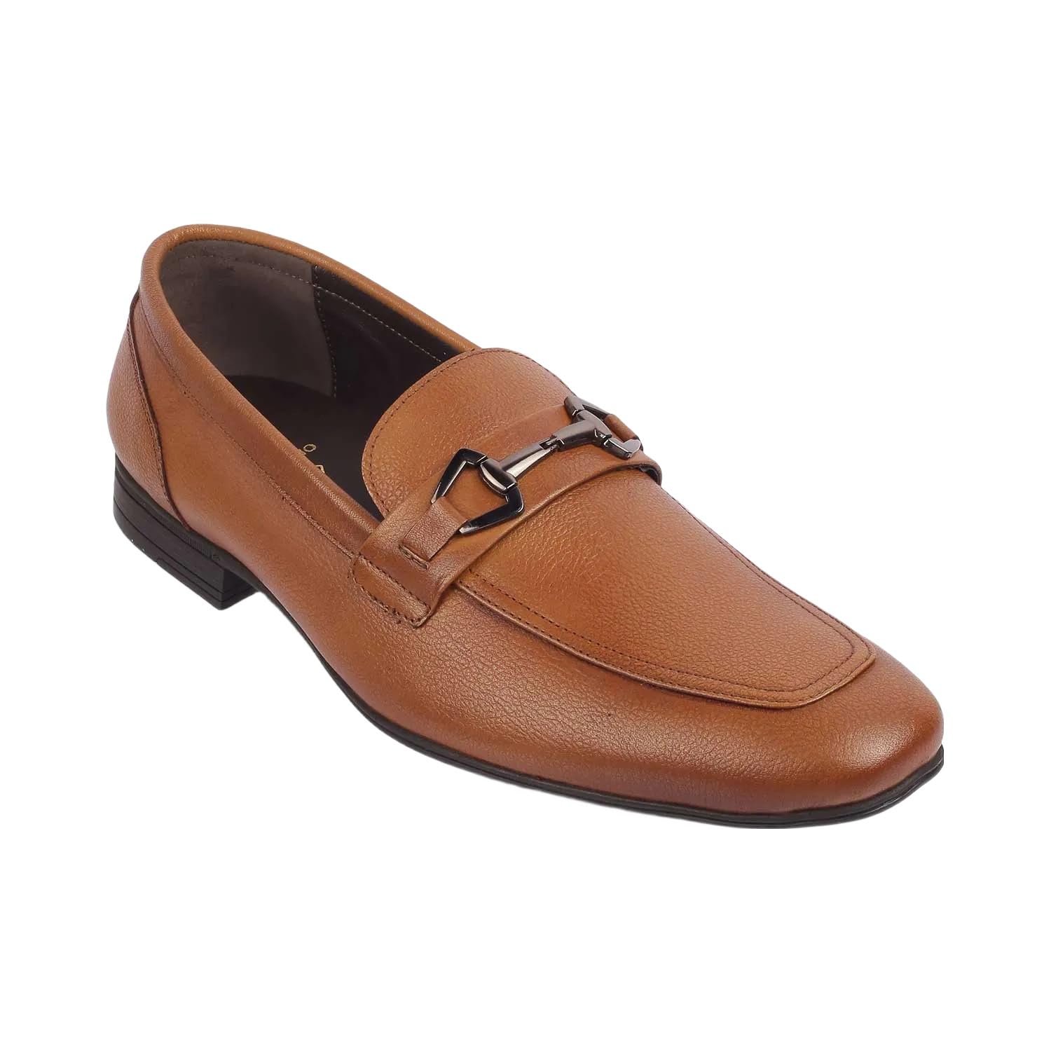 Breman Men's Leather Loafers with Cushioned Footbed and TPR Sole for Formal and Casual Wear-image-20