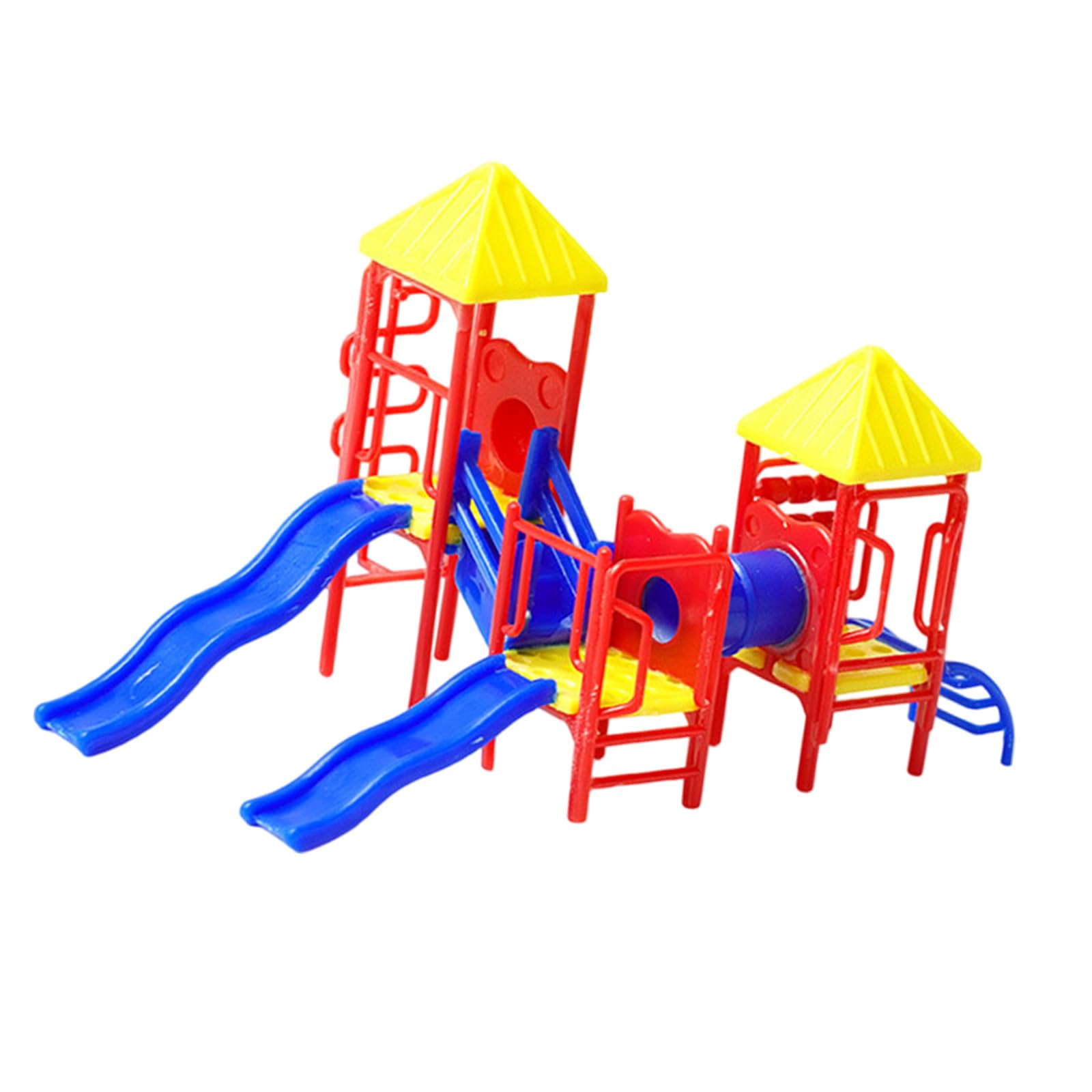 Kfwfuaee A Miniature Park Slide Model Tiny Bs Slide Ornament For Sandbox Room Decoration Nd Educational Display Imagination Development Dolls