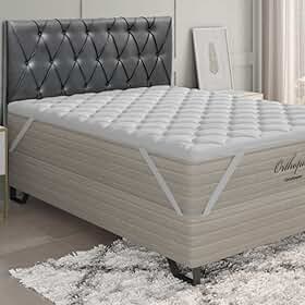 PILLOW TOP ORTOBOM 200 FIOS PERCAL 100% ALGODÃO HIPOALÉRGICO (Casal)