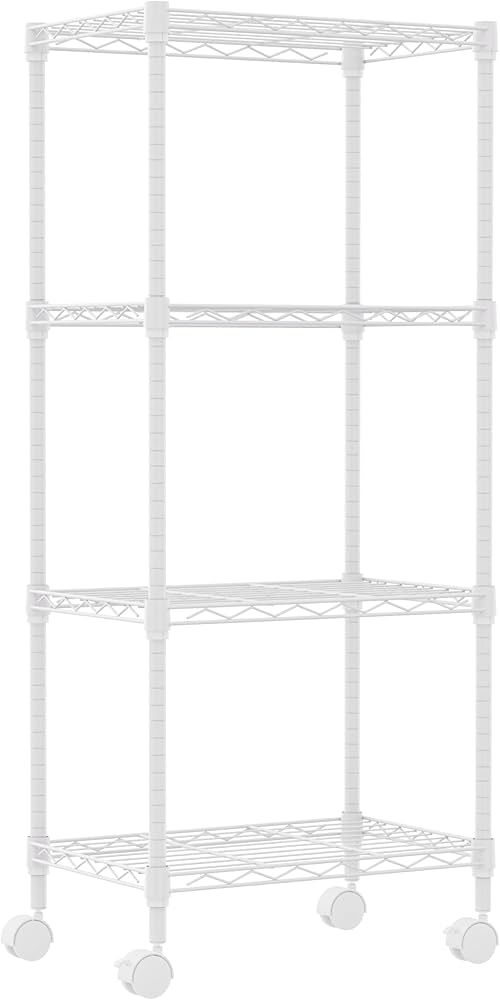 Amazon|IZEUK スチールラック キャスター付き 4段 高さ伸縮メッシュ Amazon|IZEUK スチールラック キャスター付き 4段 高さ伸縮メッシュ