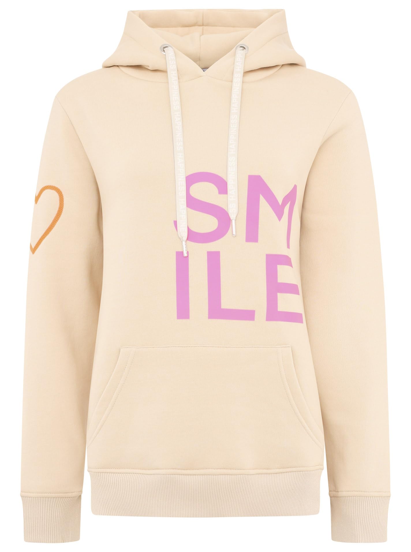 Zwillingsherz Damen Hoodie mit Kapuze – Kuscheliger Oversize Kapuzenpullover – Weicher Sweatshirt Pullover für Frauen Aufdruck – Stylischer Look für Frühling, Herbst & Winter – Loungewear Mode Smile